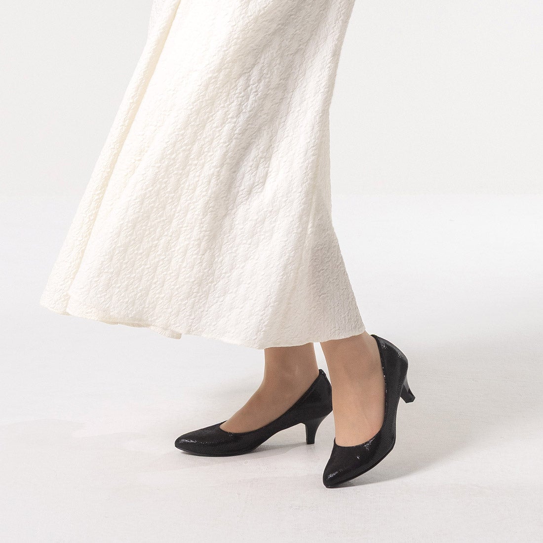 新品　23,760円　UNITED ARROWS　パンプス　レザー　革　結婚式 WASHINGTON シンプル型押しレザーパンプス|銀座ワシントン 公式サイト