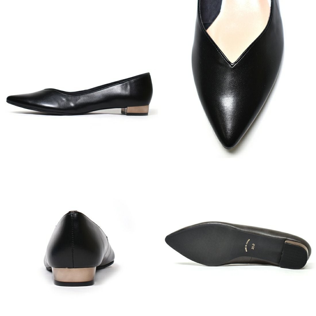 WASHINGTON 晴雨兼用 Vカット ローヒールパンプス|銀座ワシントン 公式