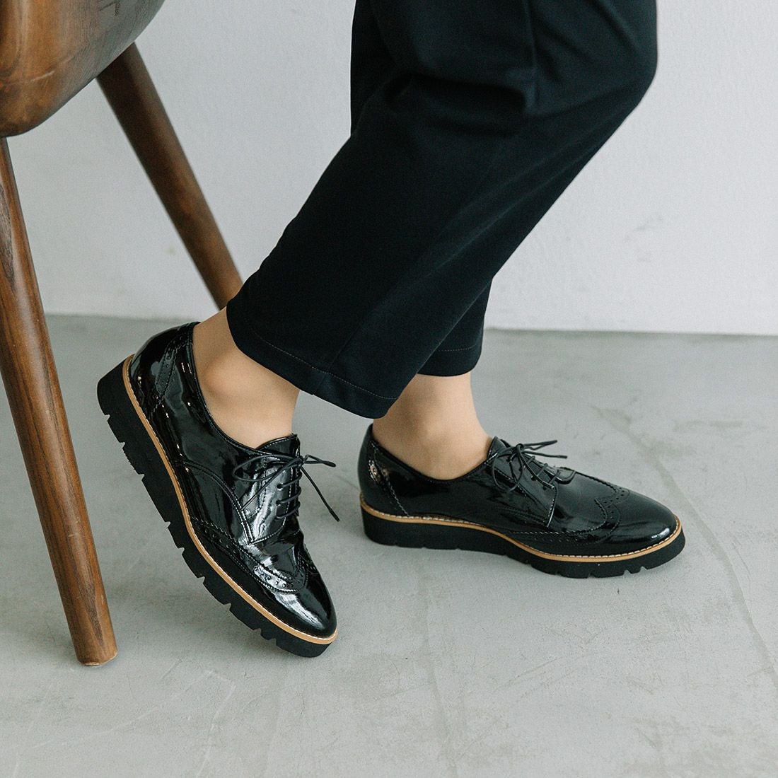 WASHINGTON 晴雨兼用 レースアップウイングチップシューズ|銀座