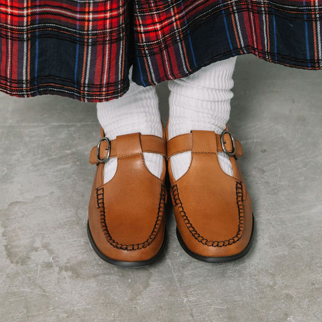 WASH×whoop'-de-doo' Tストラップローファー|銀座ワシントン 公式サイト