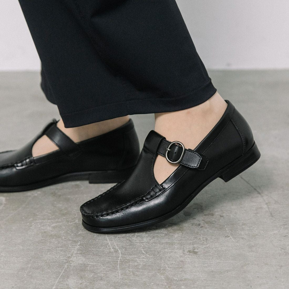 WASH×whoop'-de-doo' Tストラップローファー|銀座ワシントン 公式サイト