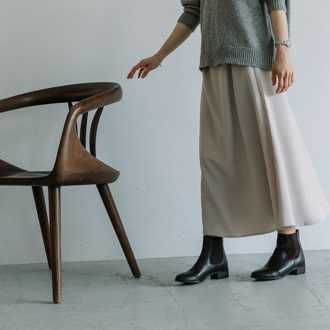 WASHINGTON 晴雨兼用 シンプルサイドゴアブーツ|銀座ワシントン 公式サイト