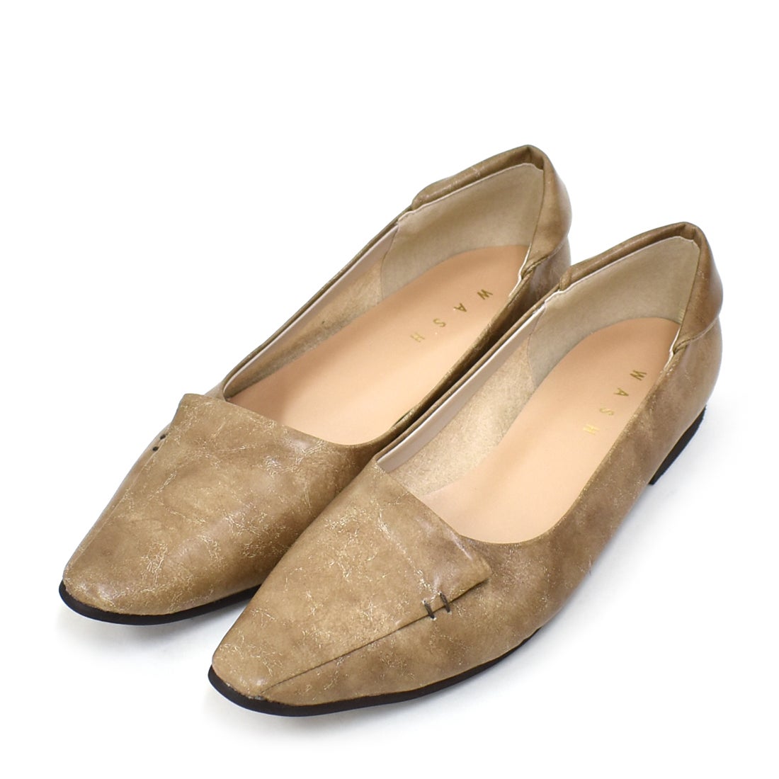 WASH【スピード発送対象品】きれい見えフラットシューズ [398-4230/10]