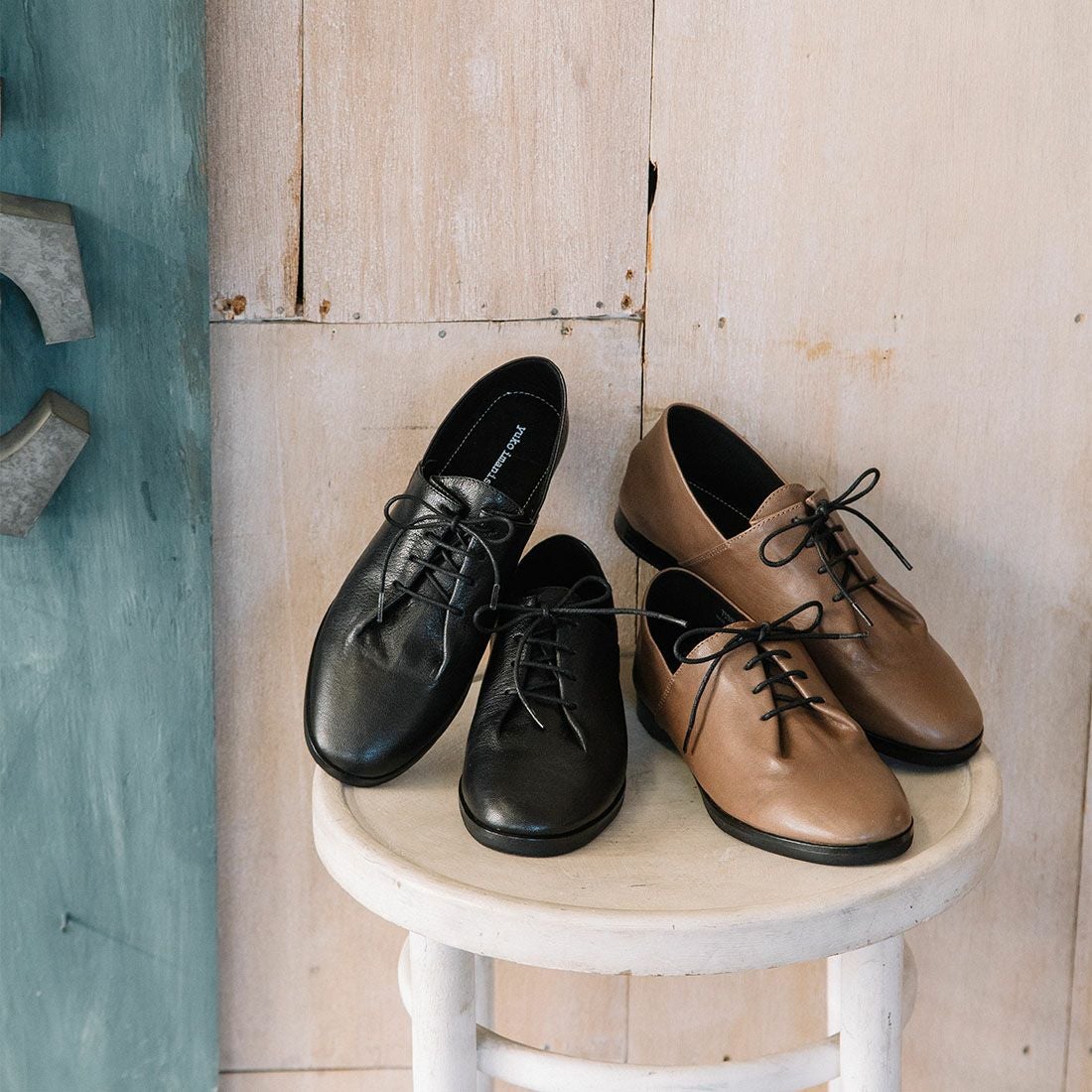 SALE] yuko imanishi+ レースアップレザーシューズ FUKU|銀座