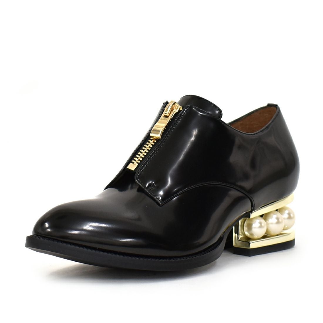 Jeffrey Campbell ジッパーパールヒールシューズ|銀座ワシントン 公式