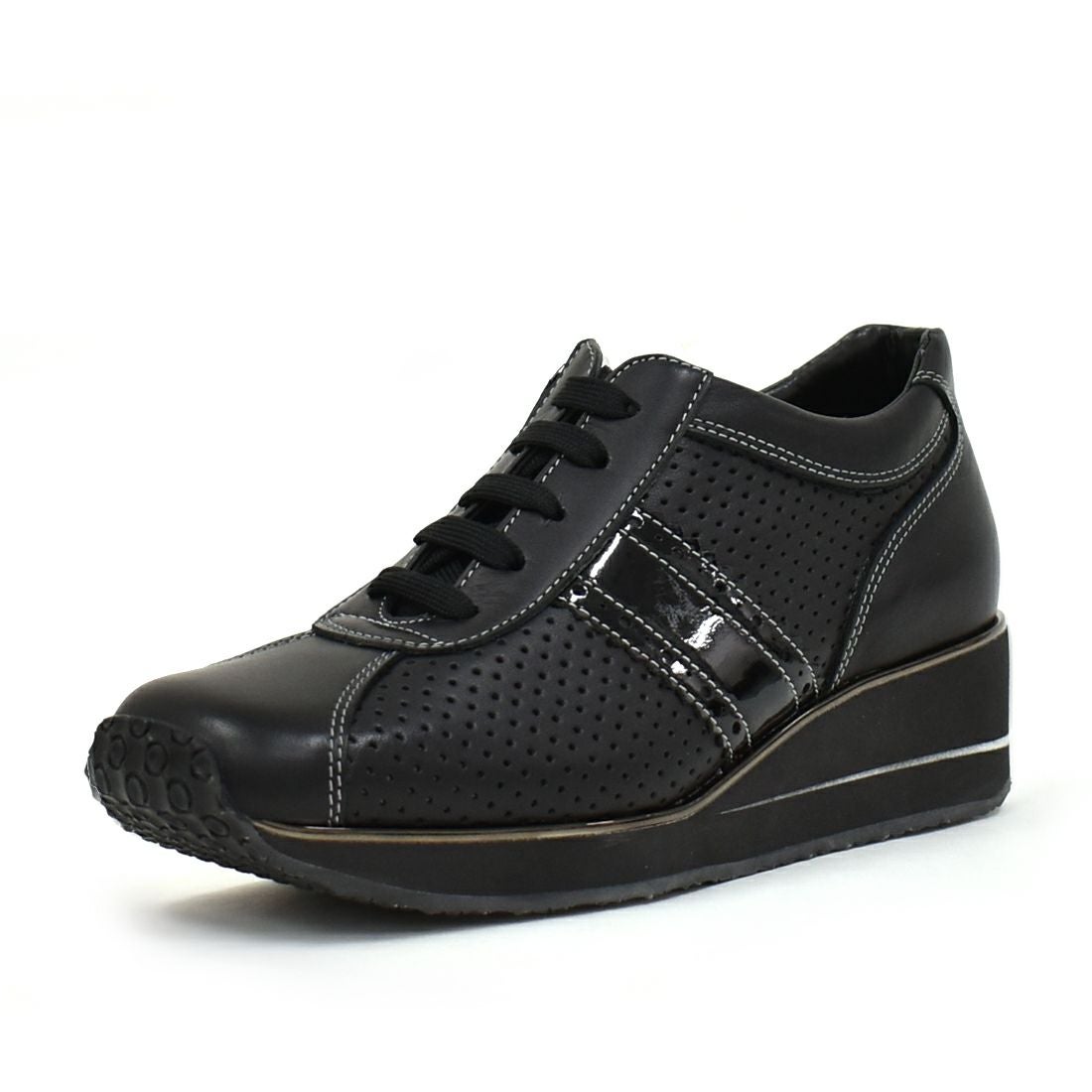 WASHINGTON パンチングウェッジソールスニーカー|銀座ワシントン 公式