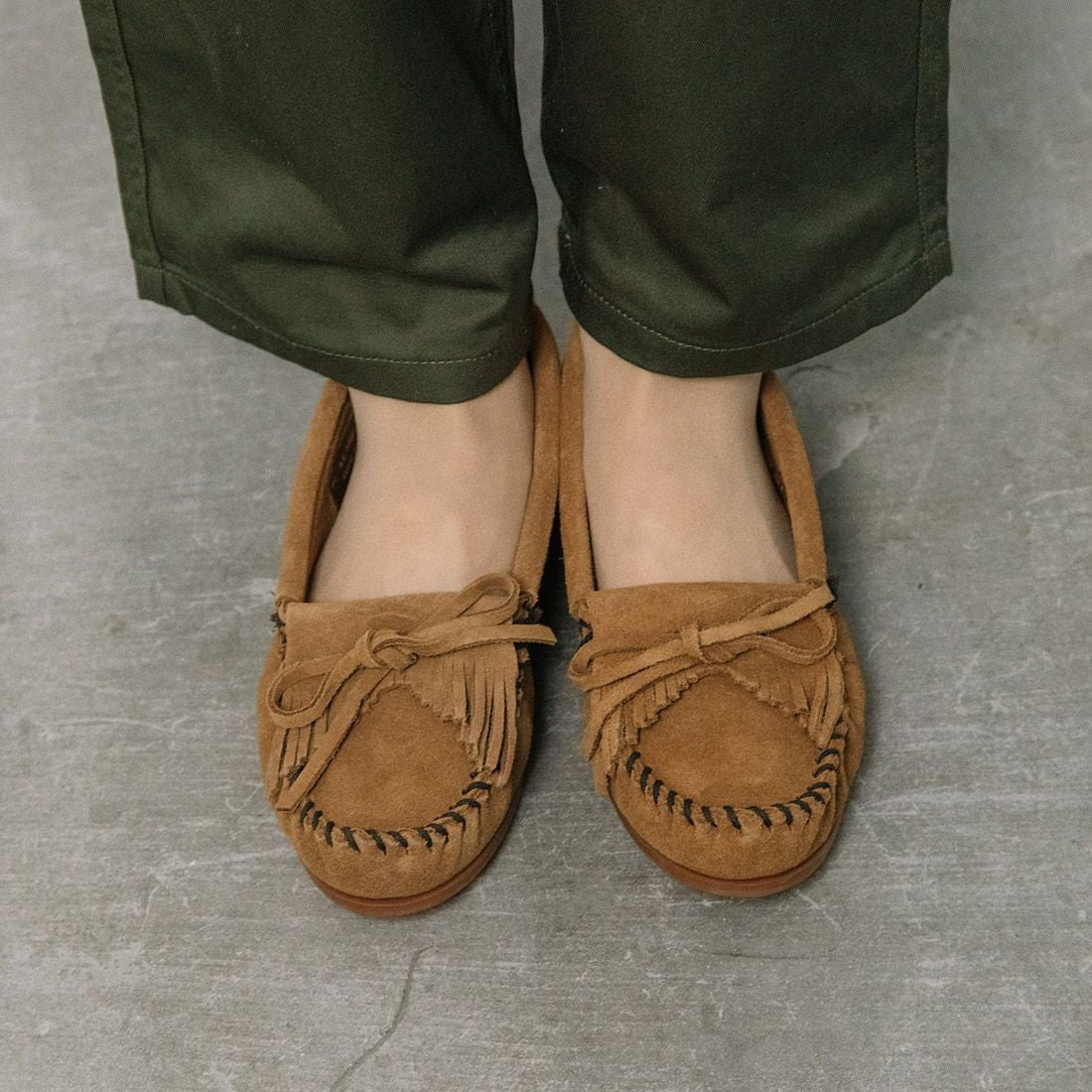 MINNETONKA スエードモカシン|銀座ワシントン 公式サイト