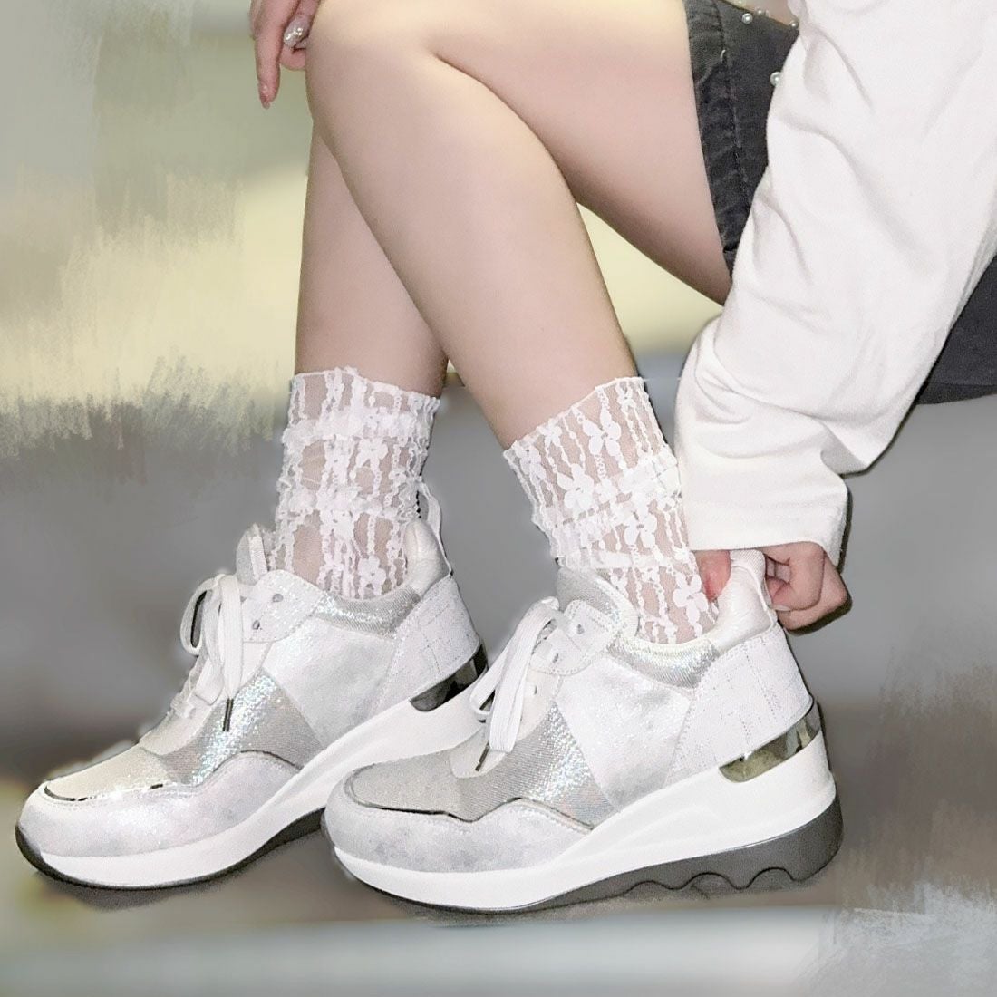 SALE] WASHINGTON ヒールスニーカー|銀座ワシントン 公式サイト