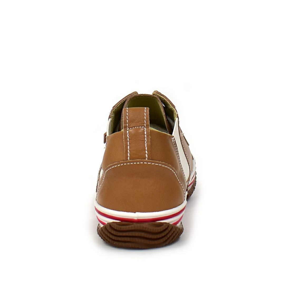 SPINGLE 国産サイドゴアレザースニーカー LIGHT BROWN|銀座ワシントン