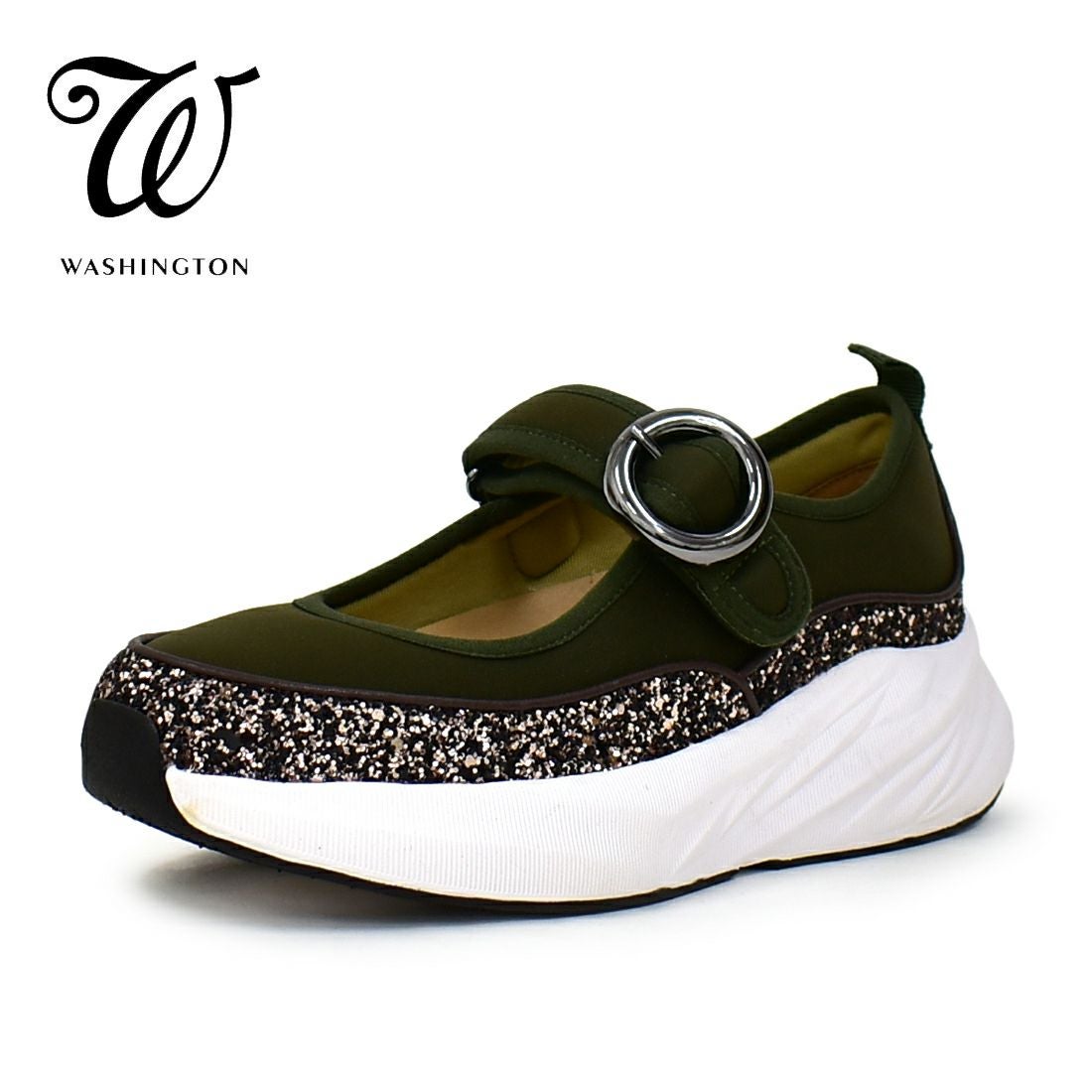 W メリージェーン厚底スニーカー|銀座ワシントン 公式サイト