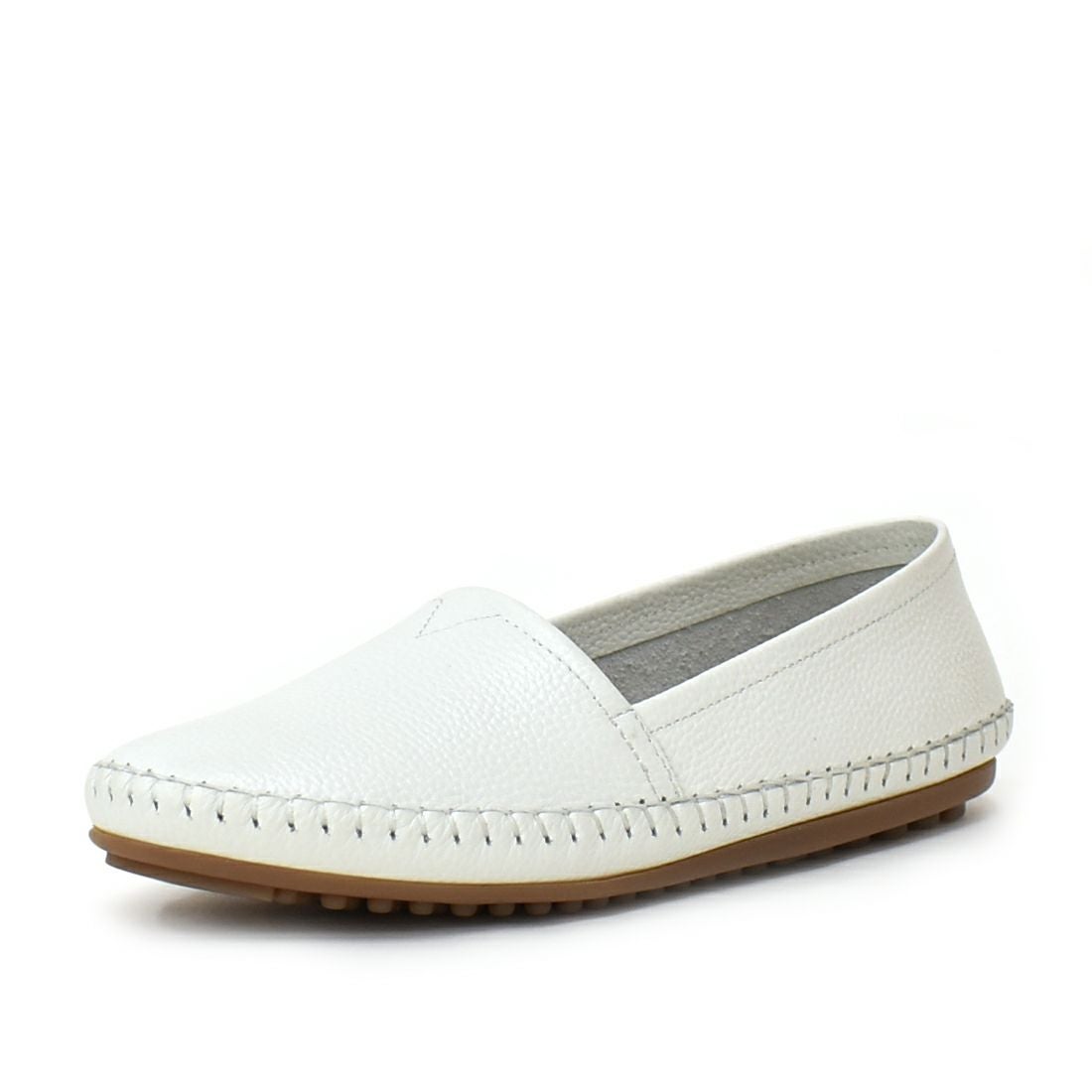 HACHI ナチュラルレザーフラットシューズ|銀座ワシントン 公式サイト