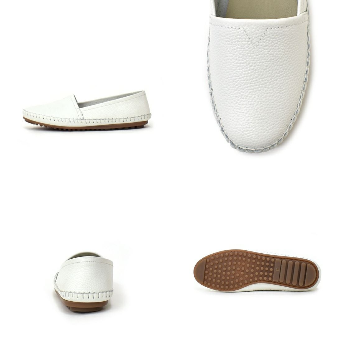 HACHI ナチュラルレザーフラットシューズ|銀座ワシントン 公式サイト