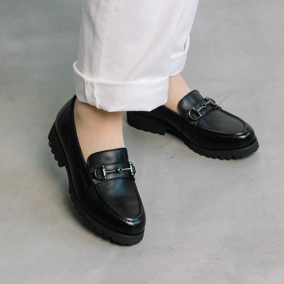 BODE 黒 Loafers メンズ ゴアテックス ローファー リーガル Shoe&Co. REGAL 36 ローファー 靴