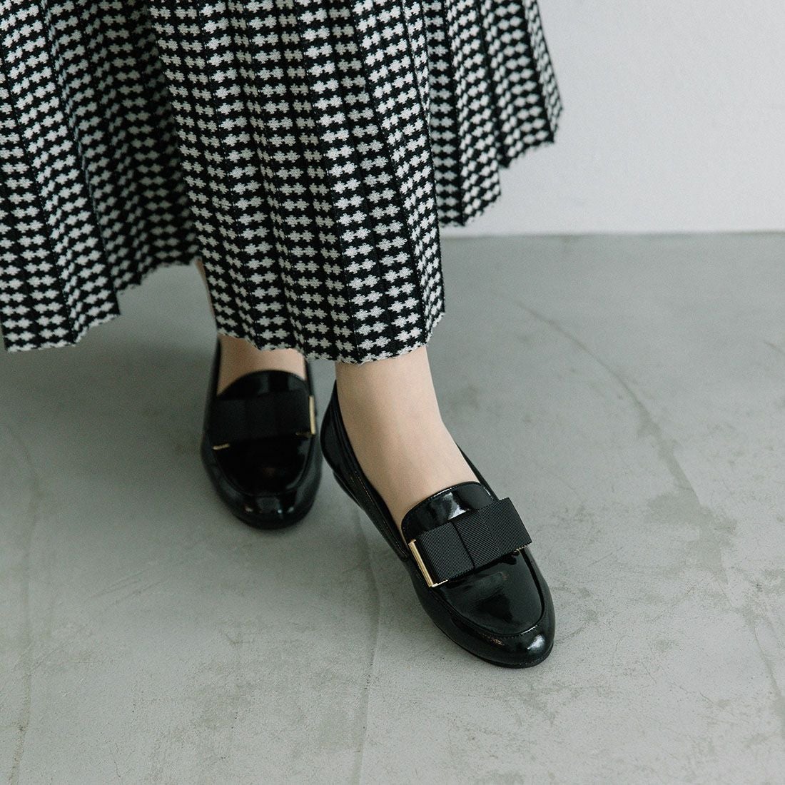 WASHINGTON 晴雨兼用エナメルリボンローファー|銀座ワシントン 公式サイト