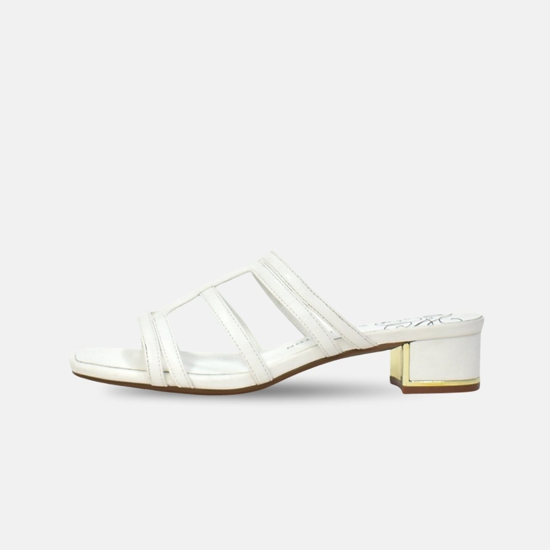 返品不可 [SALE] WASHINGTON アクセントヒールストラップサンダル 25.5