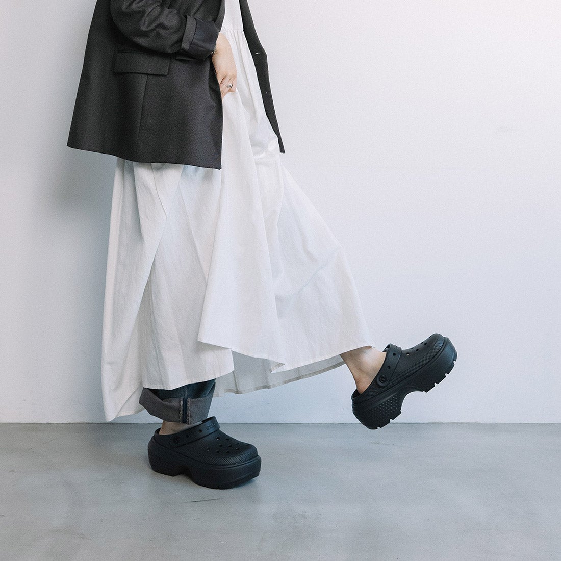 30cm 廃盤　2011年製 ランドロス　トルネロス　ボルトロス 期間限定割引] Crocs サンダル ストンプ クロッグ STOMP CLOG|銀座