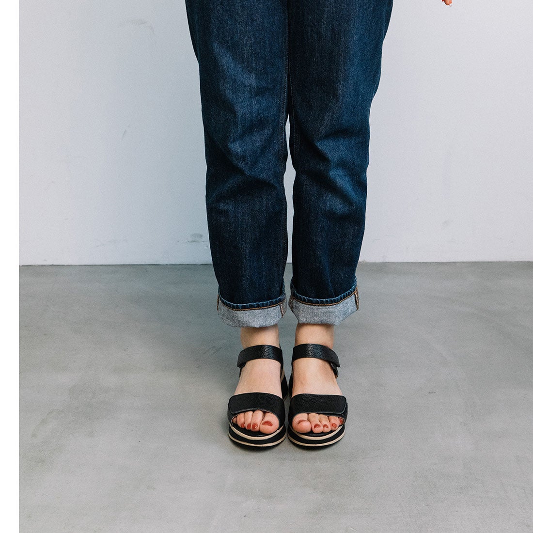 OH MY SANDALS ベルクロストラップコンフォートサンダル|銀座